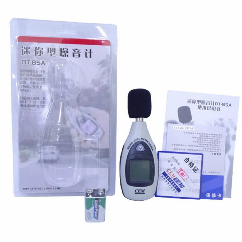 CEM DT-85A Mini High Precision Noise Meter Decibel Meter Sound Level Meter Noise Meter Decibel Test Domestic Noise Tester CEM DT-85A Mini High Precision Noise Meter Decibel Meter Sound Level Meter Noise Meter Decibel Test Domestic Noise Tester
